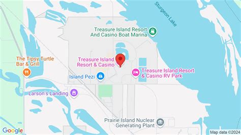 treasure island casino minnesota map.